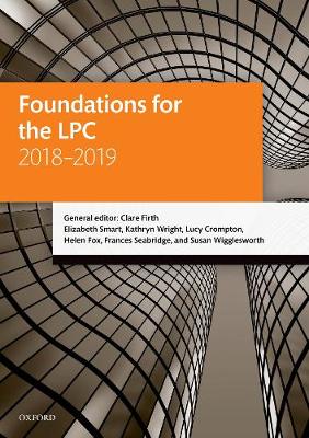 Foundations for the LPC 2018-2019 22nd Revised edition