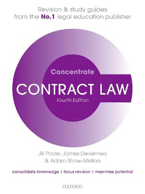 Contract Law Concentrate: Law Revision and Study Guide 4th Revised edition