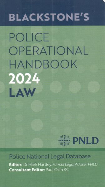 Blackstone's Police Operational Handbook 2024
