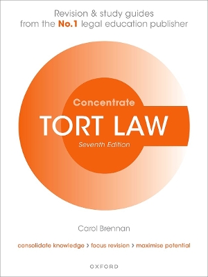 Tort Law Concentrate: Law Revision and Study Guide 7th Revised edition