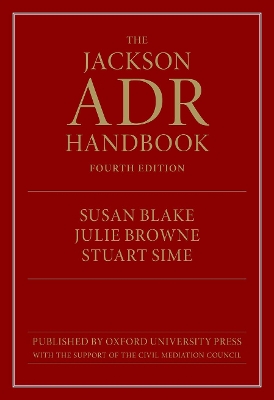 Jackson ADR Handbook 4th Revised edition