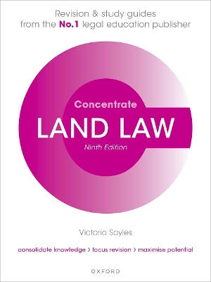 Land Law Concentrate: Law Revision and Study Guide 9th Revised edition