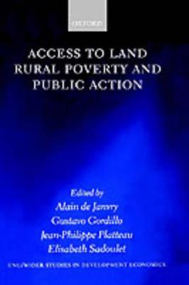 Access to Land, Rural Poverty, and Public Action