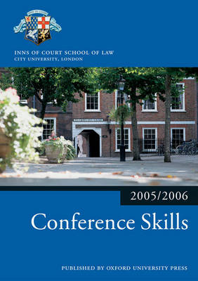 Conference Skills 2005/2006 2005-2006 Revised edition