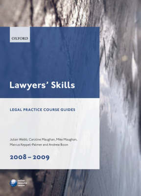 Lawyers' Skills 2008-2009 2008-2009 Revised edition