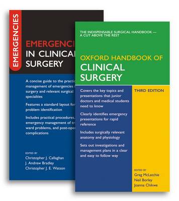 Oxford Handbook of Clinical Surgery and Emergencies in Clinical Surgery Pack