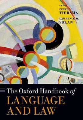 Oxford Handbook of Language and Law
