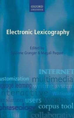 Electronic Lexicography
