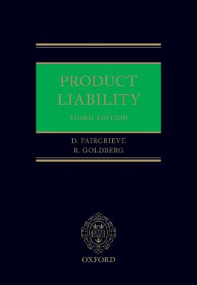 Product Liability 3rd Revised edition