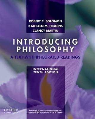 Introducing Philosophy: A Text with Integrated Readings, International Edition, Tenth edition 10th Revised edition