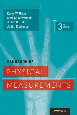 Handbook of Physical Measurements 3rd Revised edition