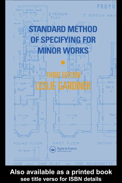 Standard Method of Specifying for Minor Works 3rd edition