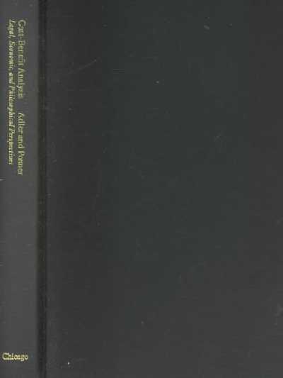 Cost-benefit Analysis: Legal, Economic and Philosophical Perspectives