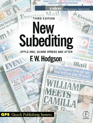 New Subediting: For Quark Users 3rd edition
