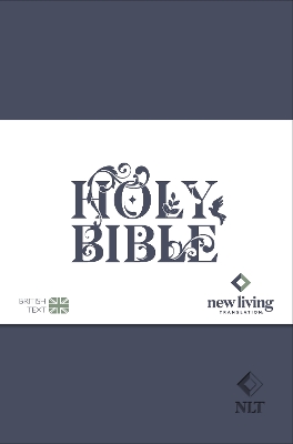 NLT Holy Bible: New Living Translation, British Text Version in Blue Soft-tone Flexiback  Binding
