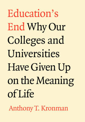Education's End Large type / large print edition