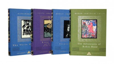 Everyman's Library Adventures 4 Volume Set: Treasure Island/The Three Musketeers/King Arthur and His Knights of the  Round Table/The Adventures of Robin Hood
