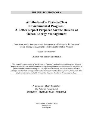 Attributes of a First-in-Class Environmental Program: A Letter Report Prepared for the Bureau of Ocean Energy Management