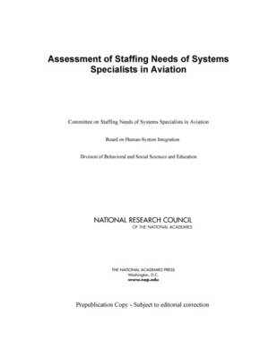 Assessment of Staffing Needs of Systems Specialists in Aviation