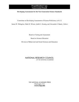 Developing Assessments for the Next Generation Science Standards