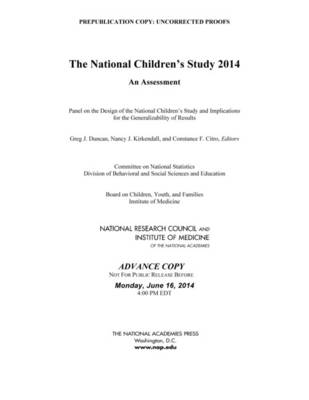 National Children's Study 2014: An Assessment 2014