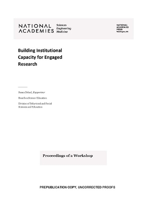 Building Institutional Capacity for Engaged Research: Proceedings of a Workshop