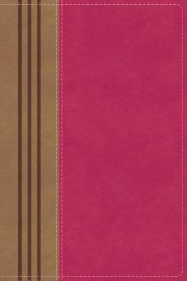 NIV, Biblical Theology Study Bible, Leathersoft, Pink/Brown, Thumb Indexed,  Comfort Print: Follow Gods Redemptive Plan as It Unfolds throughout Scripture