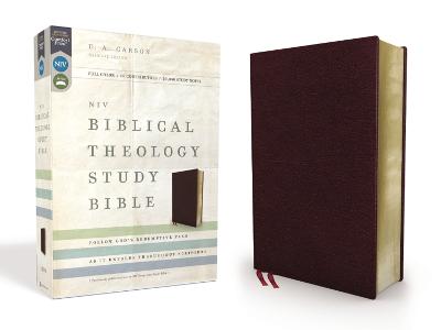 NIV, Biblical Theology Study Bible (Trace the Themes of Scripture), Bonded  Leather, Burgundy, Comfort Print: Follow Gods Redemptive Plan as It Unfolds throughout Scripture