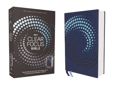 NIrV, Clear Focus Bible, Leathersoft, Navy: Read more of the Bible with better focus