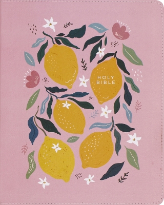 NIV, Journal the Word Bible (Perfect for Note-Taking), Double-Column,  Leathersoft, Pink, Red Letter, Comfort Print: Reflect, Take Notes, or Create Art Next to Your Favorite Verses
