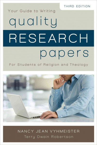 Quality Research Papers: For Students of Religion and Theology
