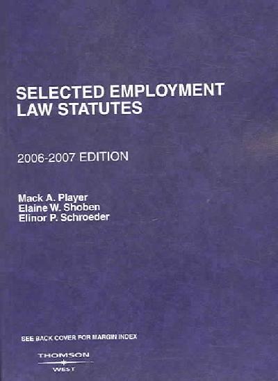 Selected Employment Law Statutes