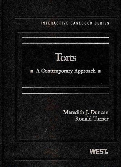 Torts: A Contemporary Approach