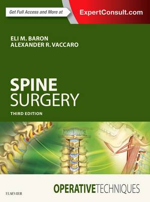 Operative Techniques: Spine Surgery 3rd edition