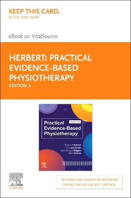 Practical Evidence-Based Physiotherapy - Elsevier eBook on Vitalsource  (Retail Access Card): Practical Evidence-Based Physiotherapy - Elsevier eBook on Vitalsource  (Retail Access Card) 3rd ed.