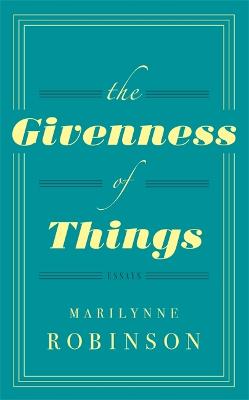 Givenness Of Things