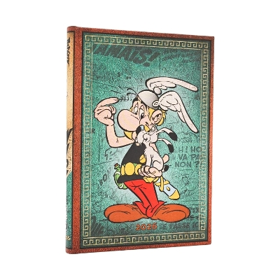 2026 Asterix the Gaul (The Adventures of Asterix) Midi 12-month Horizontal  Hardcover Flexi Dayplanner 2026 (Elastic Band Closure)