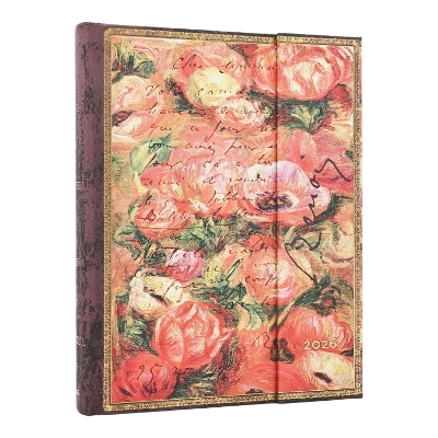2026 Renoir, Letter to Morisot (1892) (Embellished Manuscripts Collection)  Ultra 12-month Day-at-a-Time Hardcover Flexi Dayplanner 2026 Renoir, Letter to Morisot (1892 (Wrap Closure)