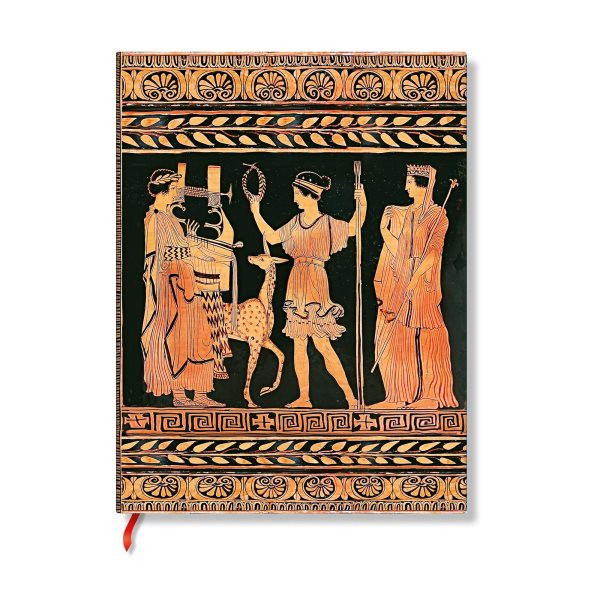 Gathering of Deities (Ancient Greek Pottery) Mini Lined Softcover Flexi  Journal (Elastic Band Closure)