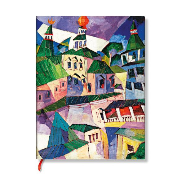 St. Petersburg (Lentulovs Cityscapes) Ultra Unlined Softcover Flexi Journal  (Elastic Band Closure)