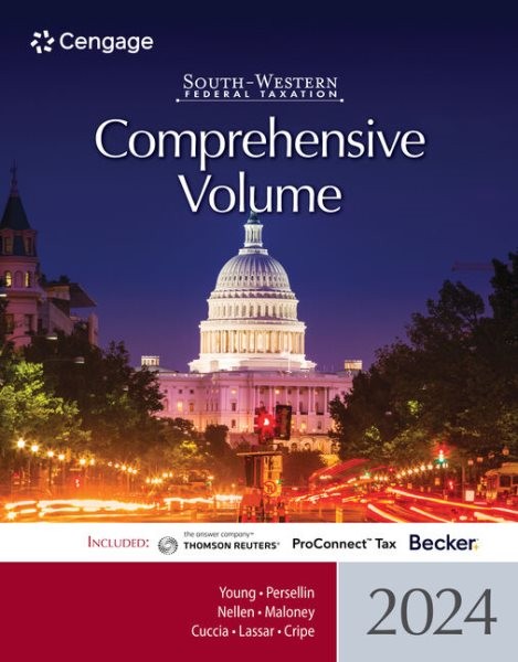 South-Western Federal Taxation 2024: Comprehensive, Loose-Leaf Version 47th ed.