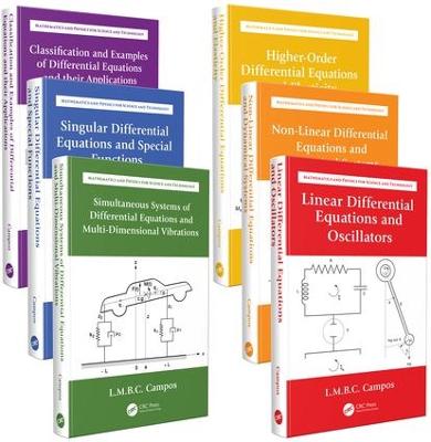 Ordinary Differential Equations with Applications to Trajectories and  Vibrations, Six-Volume Set