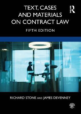 Text, Cases and Materials on Contract Law 5th edition