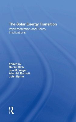 Solar Energy Transition: Implementation And Policy Implications