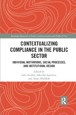 Contextualizing Compliance in the Public Sector: Individual Motivations, Social Processes, and Institutional Design