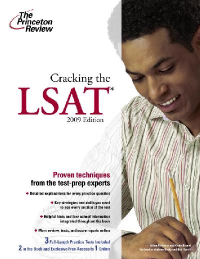 Cracking the LSAT 2009 ed.