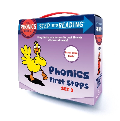 Step into Reading Set 3 Phonics First Steps Box Set: Includes 8 easy-to-decode books and Parent Guide