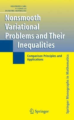 Nonsmooth Variational Problems and Their Inequalities: Comparison Principles and Applications