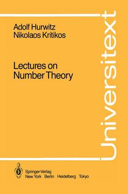 Lectures on Number Theory Softcover reprint of the original 1st ed. 1986