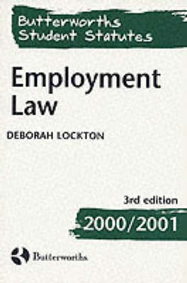 Employment Law 3rd Revised edition